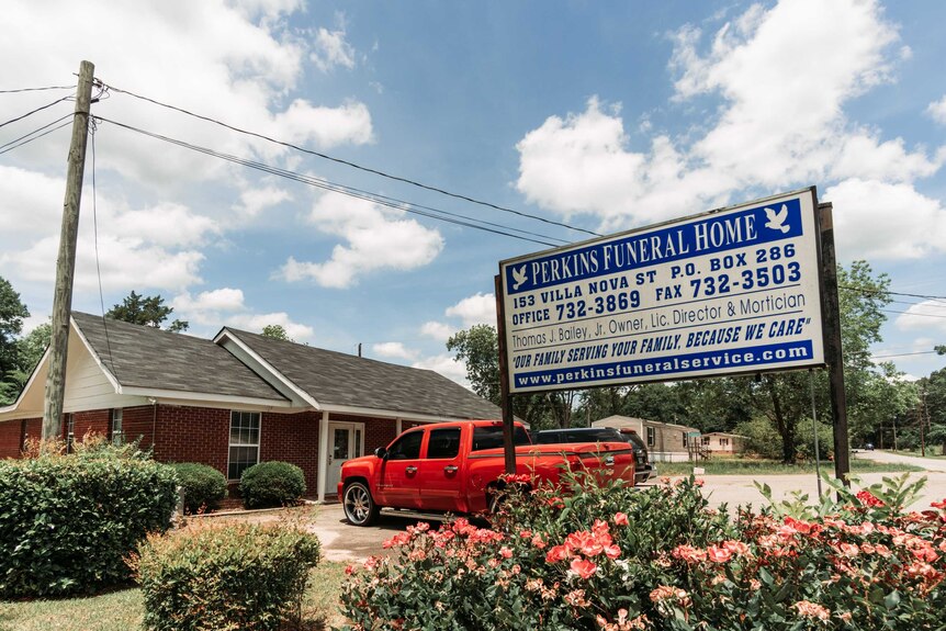 The Perkins Funeral Home in Cuthbert Georgia