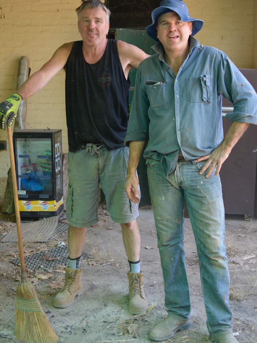 New owners Brothers Glenn and Leigh Booth are undertaking a major renovation off the Balldale Pub.