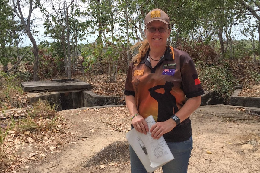 Horn Island resident Vanessa Seekee works to uncover and restore some of the island's most important military sites.