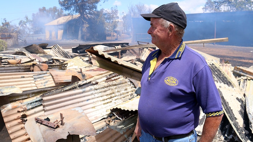 Graham Haydon lost shed in fire