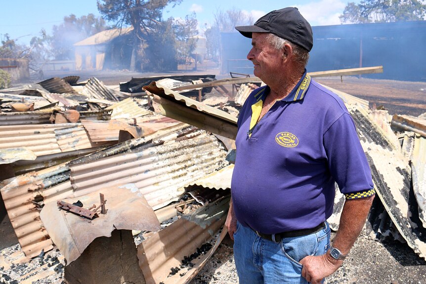 Graham Haydon lost shed in fire