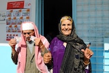 Tunisian couple vote