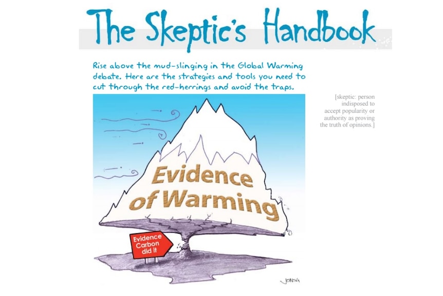 An excerpt from ‘The Skeptics Handbook’