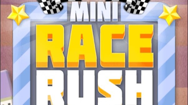 Screen shot of the Mini Race Rush game