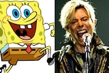 SpongeBob SquarePants and David Bowie