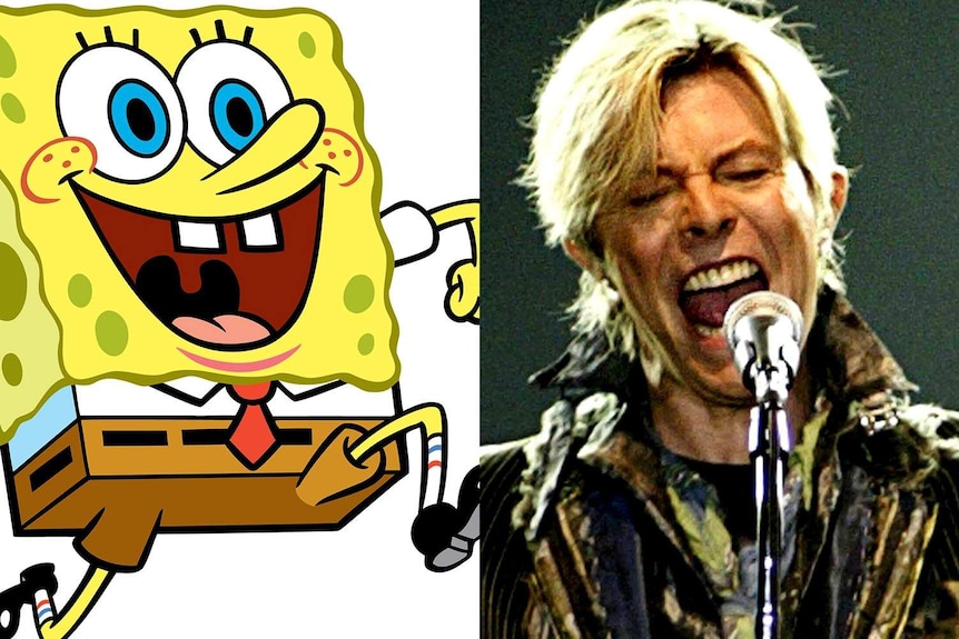 SpongeBob SquarePants and David Bowie