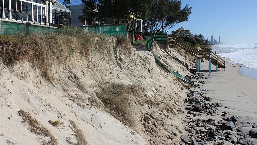 Nobby Beach erosion