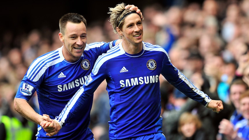 Torres and Terry celebrate
