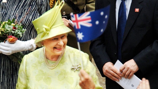 Queen Elizabeth II meets the public