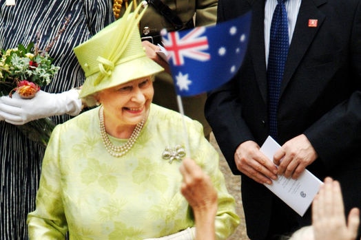 Queen Elizabeth II meets the public