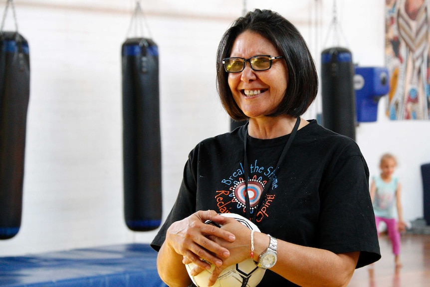 Canberra social worker Tanya Keed at the PCYC in Erindale