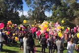 Sanaya memorial balloons
