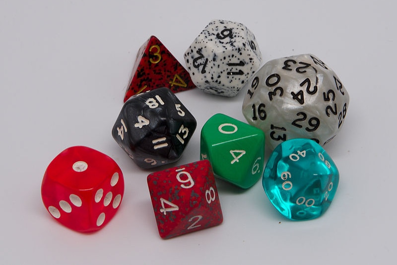 A collection of dice.