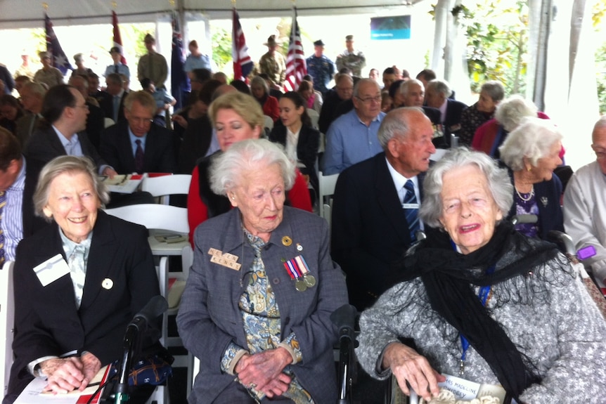 Diana Parker, Helen Kenny and Madeline Chidgey, three veterans of the Central Bureau.