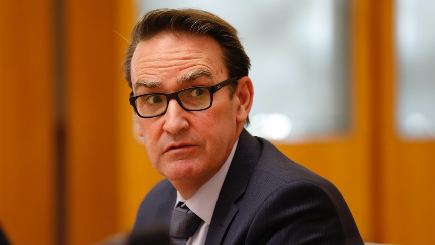 Treasury boss Steven Kennedy at Estimates