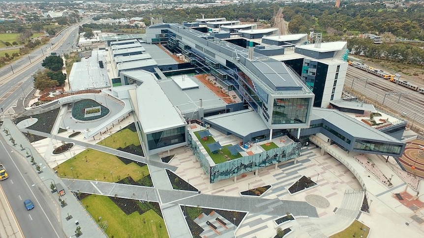 Aerial view of the new Royal Adelaide Hospital