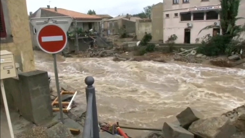 Flash floods in France kill at least 10 people