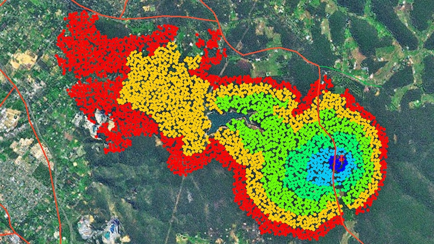 Simulation map