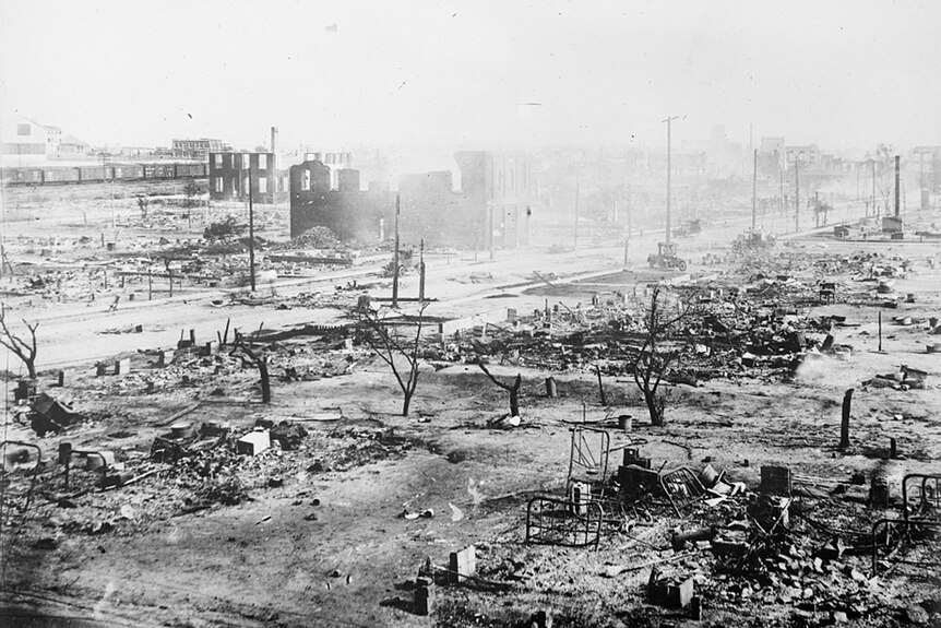 The Tulsa neighbourhood razed after the 1921 massacre. 