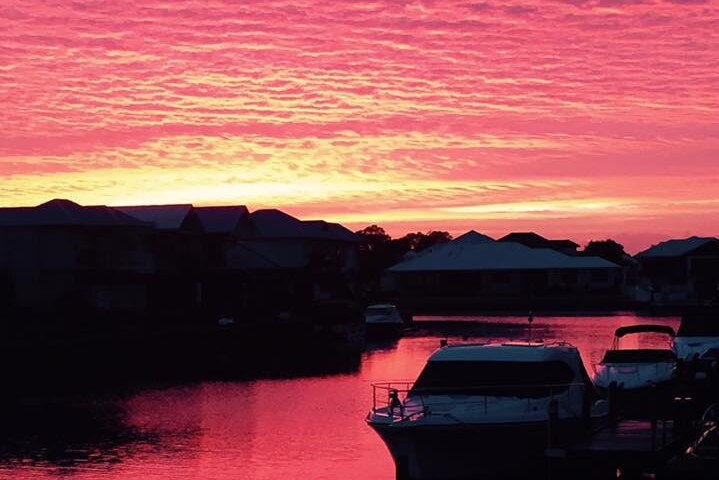 Mandurah sunrise. May 23, 2016.