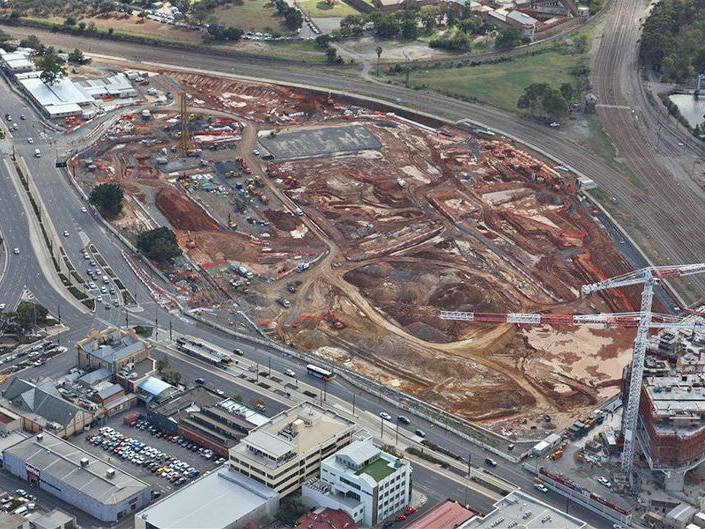 Site of the new Royal Adelaide Hospital