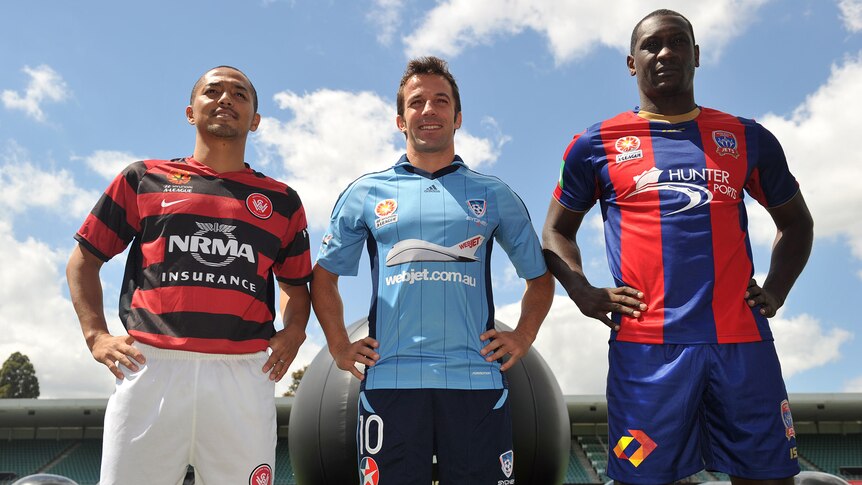 The big three: Shinji Ono, Alessandro Del Piero and Emile Heskey are all pushing for playing time in round one.