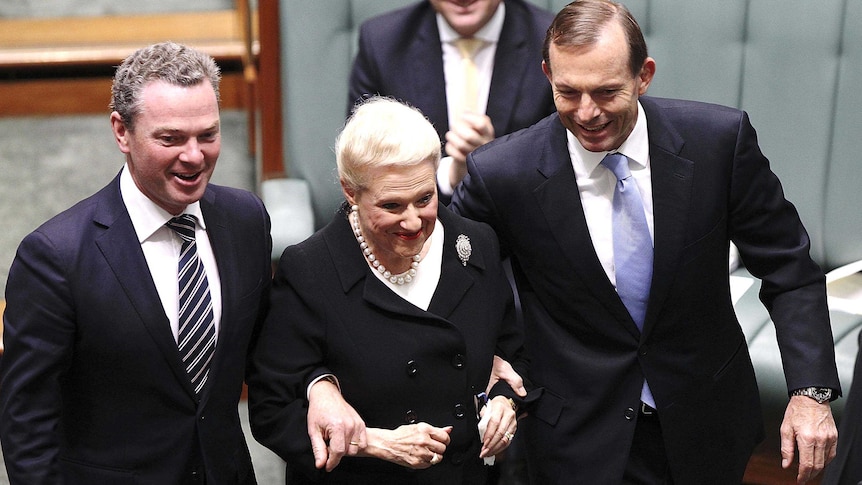 Like Tony Abbott, Bronwyn Bishop has announced she's going nowhere.