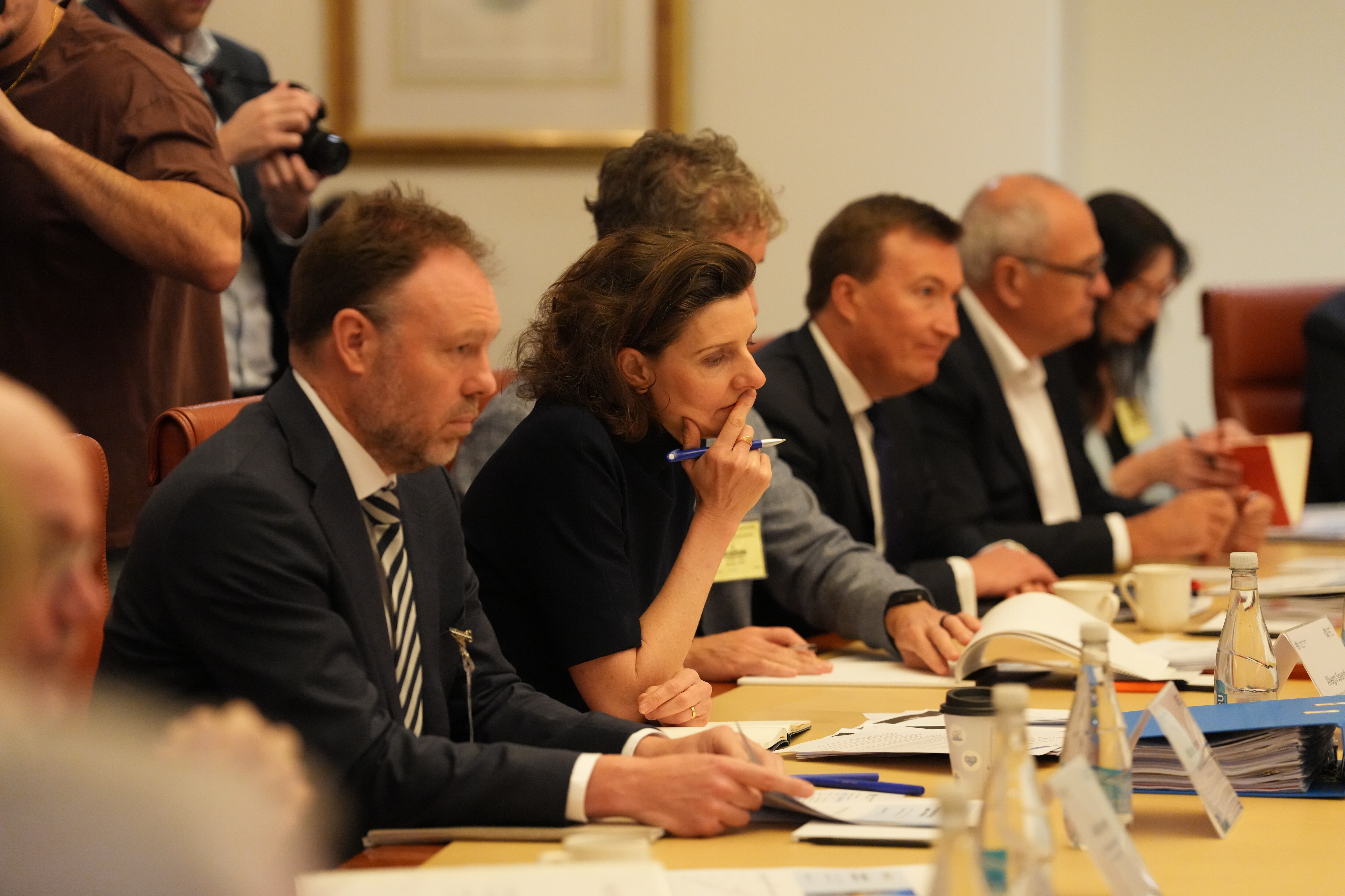 Allegra Spender at roundtable