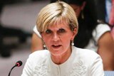 Julie Bishop says Australia will continue its "positive campaign" for a seat.