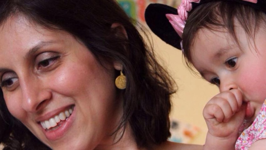 Nanzanin Zaghari-Ratcliffe in a profile picture with her young daughter