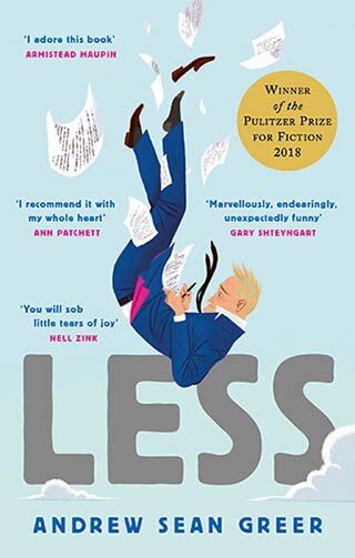 Colour image of the book cover of Less by Andrew Sean Greer.