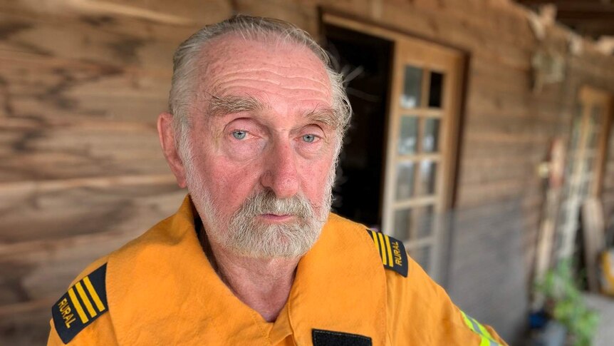 Rural Fire Service volunteer of 30 years Ian Swadling.