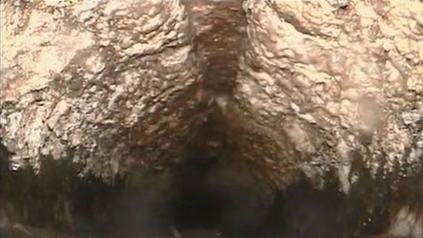 A combination of cooking fat and wet wipes clump to cause severe blockages in sewer pipes.