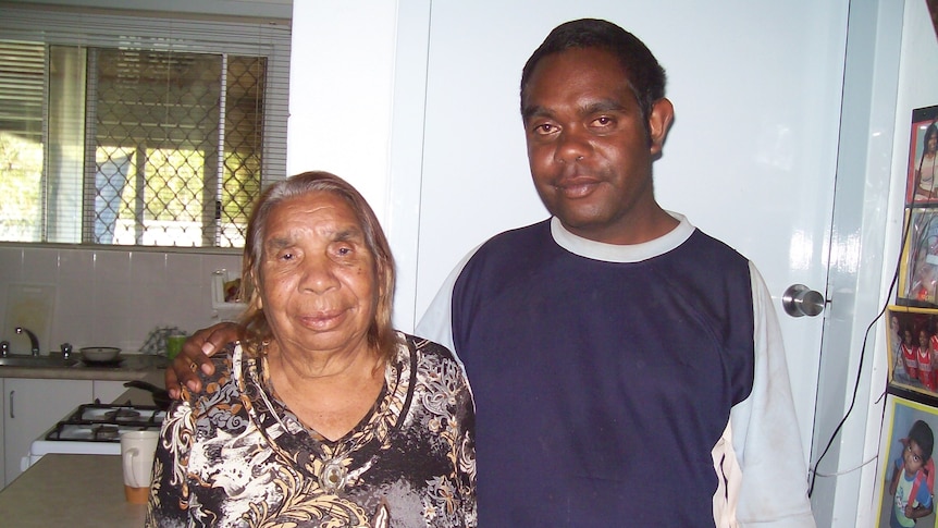 Terrance Briscoe, pictured with his grandmother.