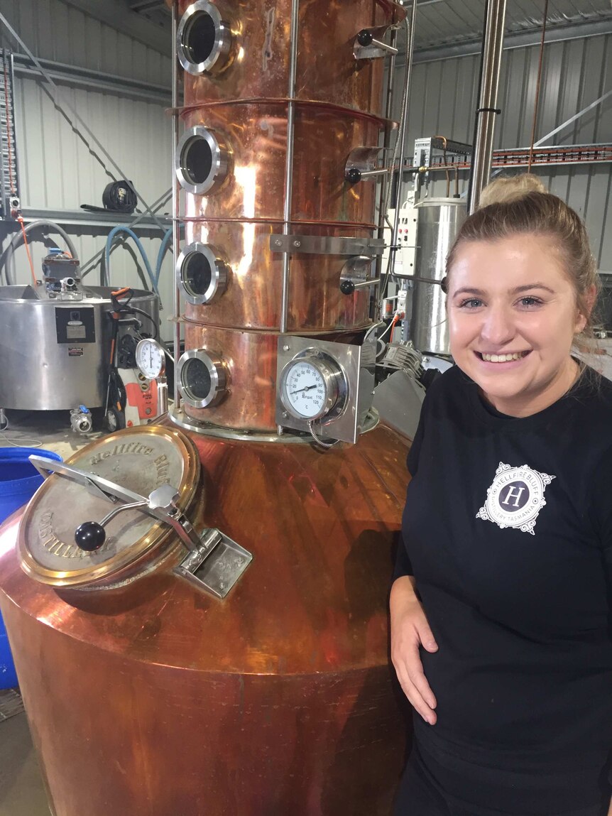 Ruby Daly from the Hellfire Bluff Distillery.