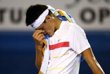 Sleep-deprived: Tomic said it was ridiculous to be playing so late