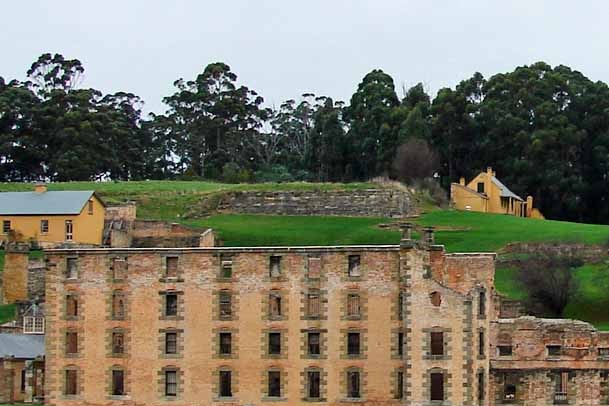 Port Arthur's iconic Penitentiary building.