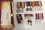 The war medals, stolen from a Lake Macquarie house in November 2014, today returned to their owner's family by local police.