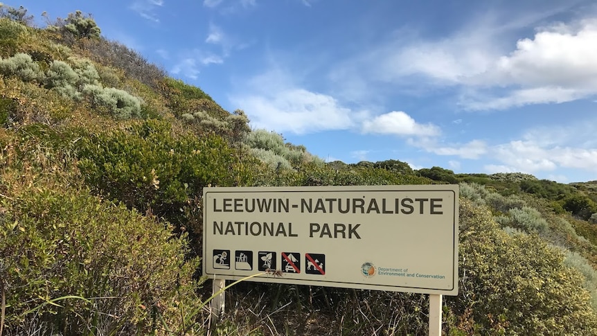 Leeuwin Naturaliste National Park sign