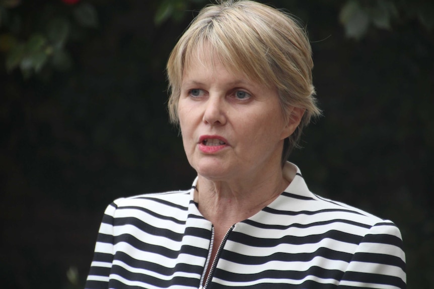 A close-up head and shoulders shot of Chamber of Commerce and Industry WA CEO Dierdre Wilmott speaking outdoors.