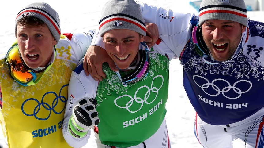 France sweeps men's ski cross podium