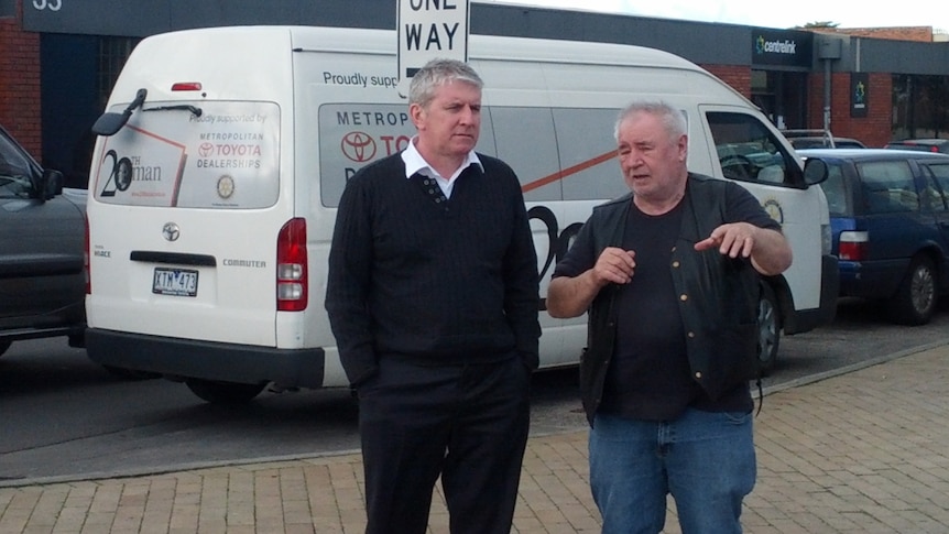 Brendan O'Connor and Les Twentyman