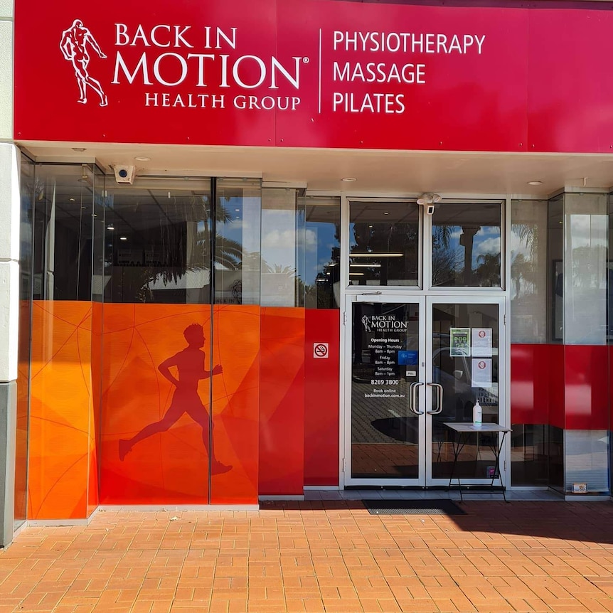 A physiotherapy shopfront.