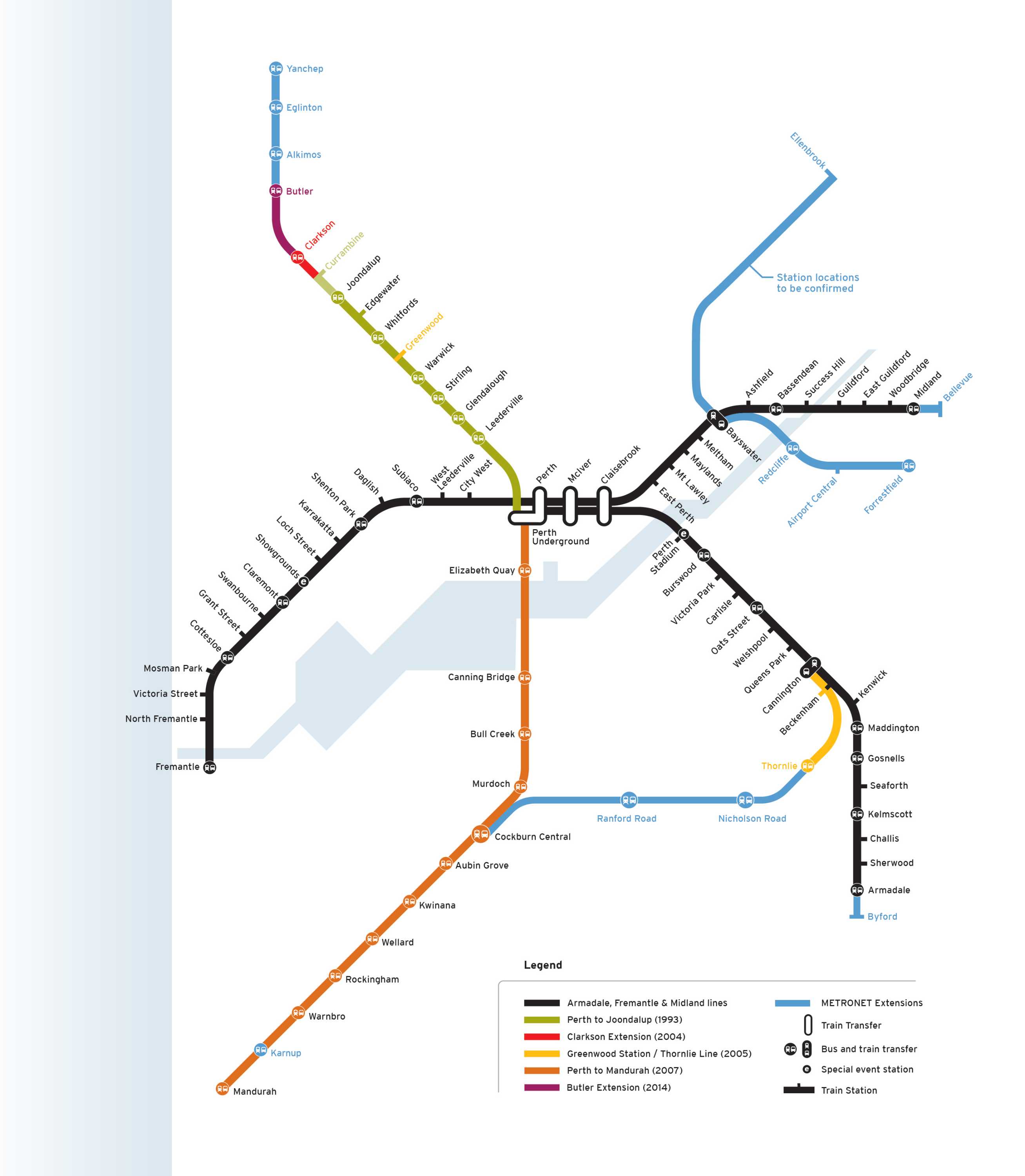 Midland Train Line Map Perth Wa's $4 Billion Public Transport Overhaul Comes Amid Patronage Slide As  Commuters Stick To Cars - Abc News