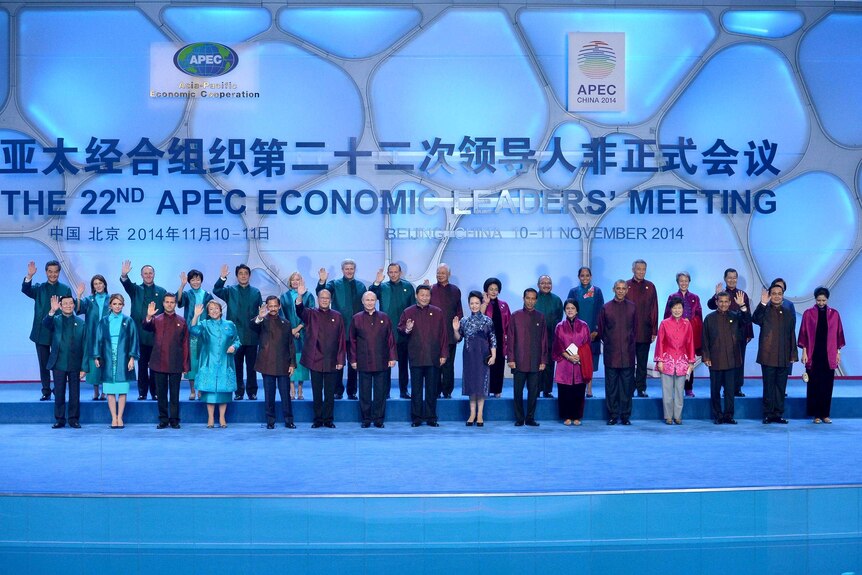 Family photo at APEC