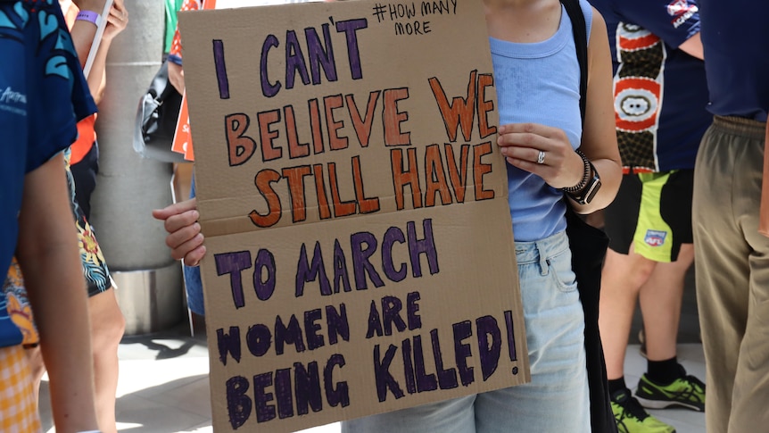 Hundreds participate in anti-domestic violence march in Darwin