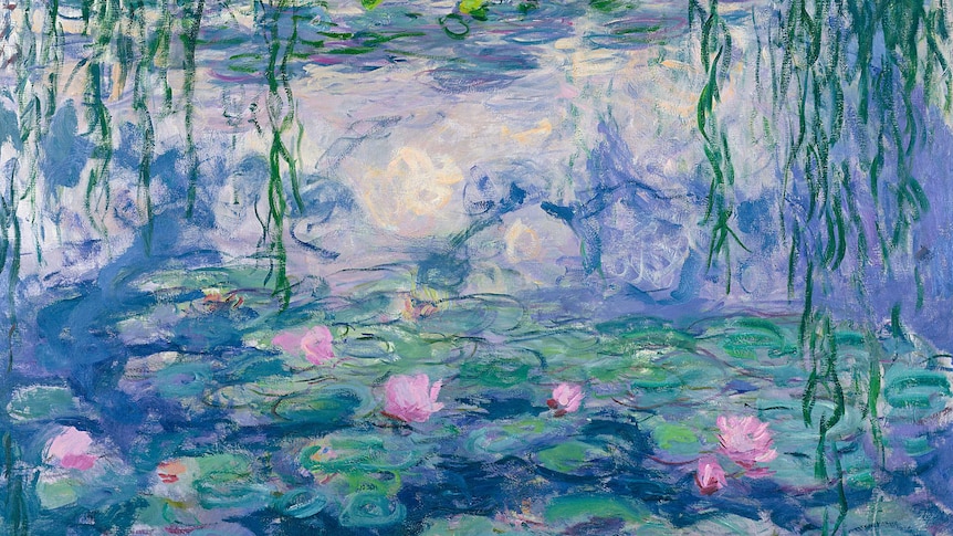 One of Monet's paintings from the Waterlillies series.