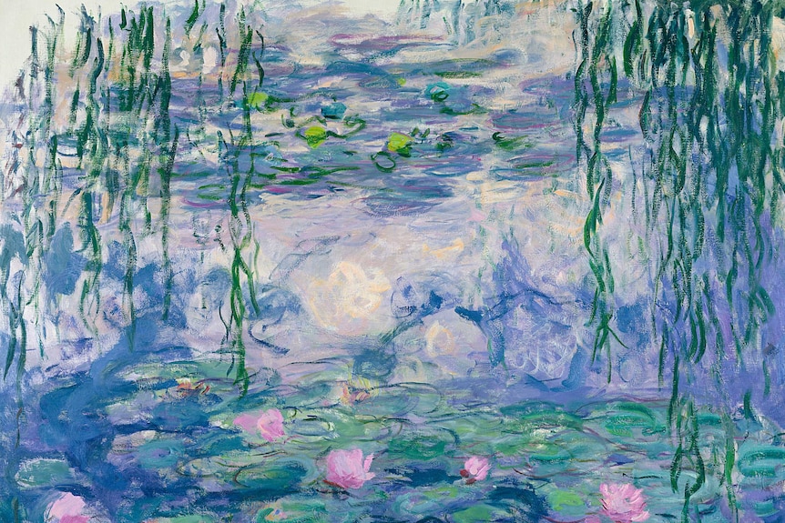 One of Monet's paintings from the Waterlillies series.