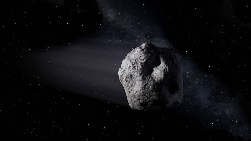 Artist's impression of a near-Earth object. (NASA/JPL-Caltech)