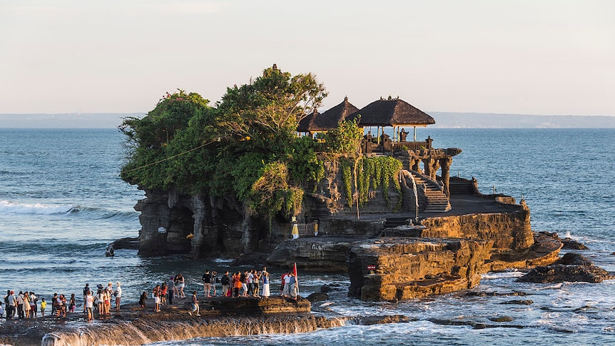 The temple of Tanah Lot, Bali.
